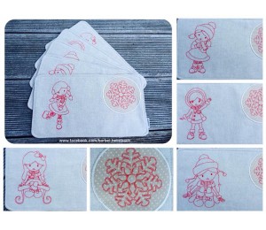 Stickserie - Schneegetobe Girl 5